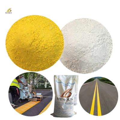 Κίνα Thermoplastic Powder Coating Strong Wear Resistance Road White Yellow Safety Line Painting Material road paint προς πώληση