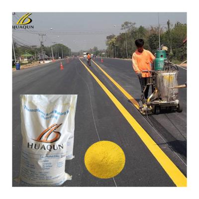 China Durable Long Lifespan Reflective Marking Line Paint Traffic Pavement Thermoplastic Paint For Rural Road for sale