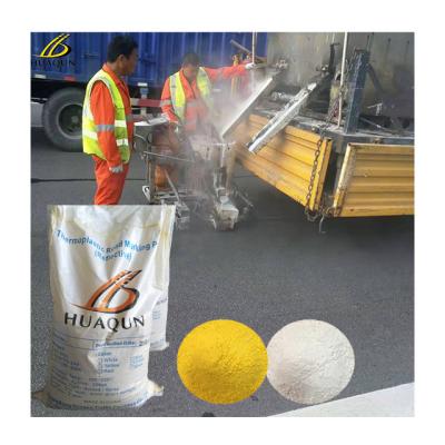 China Factory Price Thermoplastic Reflective Road Marking Paint Yellow Hot Thermoplastic Paint Aastho 249 for sale