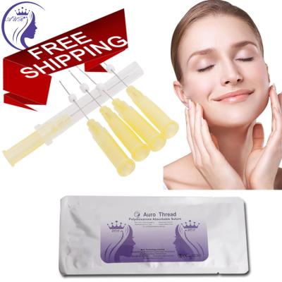 China Easy to use beauty skin care 4D tooth floss 19g 100mm embedding fio lifting pdo for 4d tooth pdo floss suture lift v line lift for sale