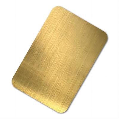 China Building Gold Color Coated Factory Direct Supply JIS 304 316 316L Sheet PVD Stainless Steel Plate for sale