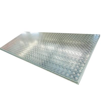 China Alumina Sheet Diamond Aluminum Checkered Plate 1050 1100 5052 1.5mm 0.6mm Embossed Aluminum Sheet for sale