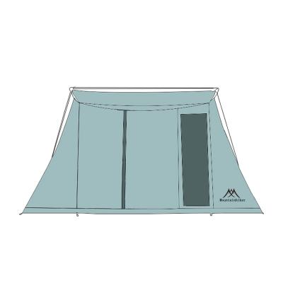 China Mountainhiker tent canvas fabric waterproof large family durable heavy duty glamping outdoor tent for outdoor party for sale