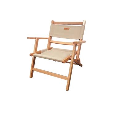 China Mountainhiker Patio Furniture Garden Chair Modern Solid Wood Outdoor Folding Camping Chair Wood Easy Folding for sale