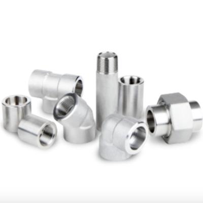 Cina ASME B16.11 Stainless Steel High Pressure Socket Weld / Threaded Fittings in vendita