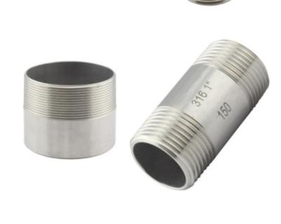 Cina Stainless steel pipe fittings Elbow Nipple Cap Union Cross Tee Socket Thread Lock Nut in vendita