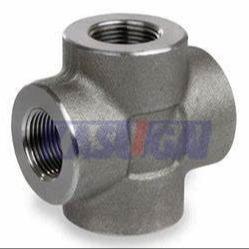 China ASTM A403 WP304 ASME B16.11 Cruz de soldadura de enchufe de acero inoxidable de alta presión SW forjado en venta