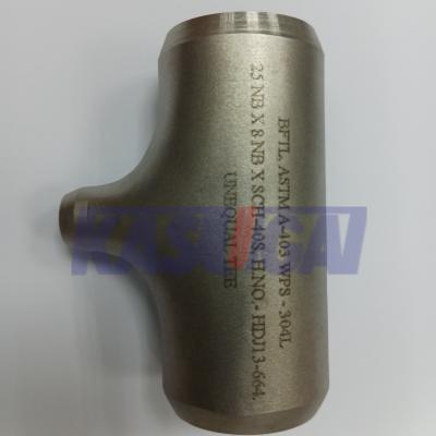 China ASTM A815 UNS S31803 BW Equal Tee Duplex de acero inoxidable con trasero de soldadura Equal Tee en venta