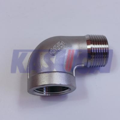 China MSS SP-114 90DEG CL150 304 Stainless Steel 90 Degree Elbow Cast Thread for sale