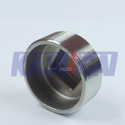 China AISI 304 ISO 49-1994(E) 1 Stainless Steel Cast Threaded Square Head Plug for sale