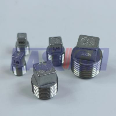 Chine AISI 304 MSS SP-114 CL1000  Stainless Steel Cast Threaded Square Head Plug à vendre