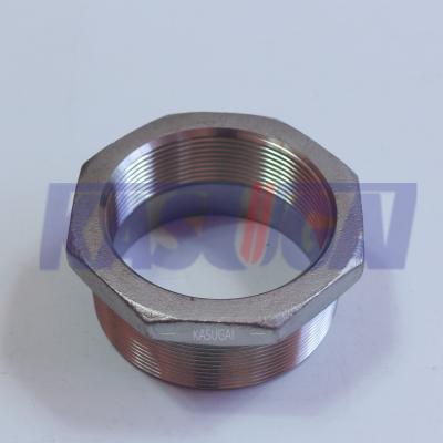 China AISI 304 MSS SP-114 CL150 Stainless Steel Casting Screw Hex Head Bushing for sale