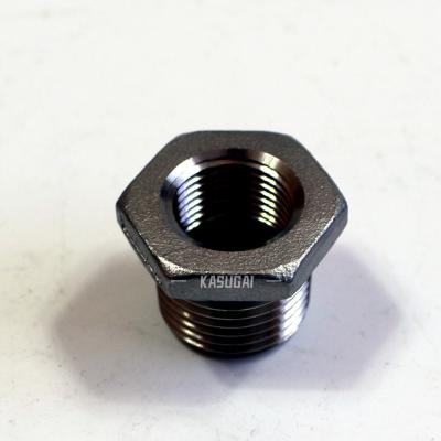 Cina ASME B1.20.1 Stainless Steel Pipe Fittings Hexagon Head Threaded Plug ASTM A351 in vendita