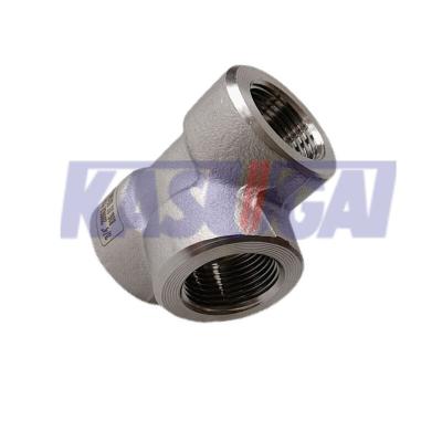 Cina Fittings ad alta pressione in acciaio inossidabile ASTM A182 SW Straight Tee in vendita