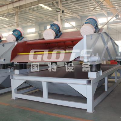 China Sand Dehydration Screen Carbon Steel Linear Dewatering Vibrating Screen 1 Layer for sale