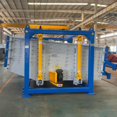 China 380V Voltage Sand Screen 5 Deck Square Vibrating Screen Classifier for Sand Screening for sale