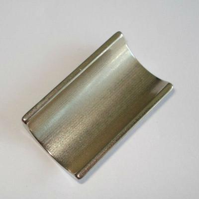 China Industrial Magnet Sintered Neodymium Magnet Arc Shape Magnets High Performance for sale