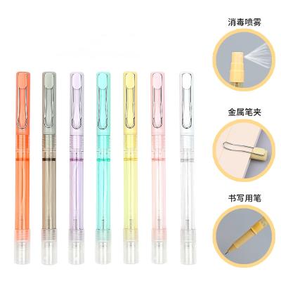 China Full size multifunction spray gel pen can add luqid for students blacken 0.5mm for sale