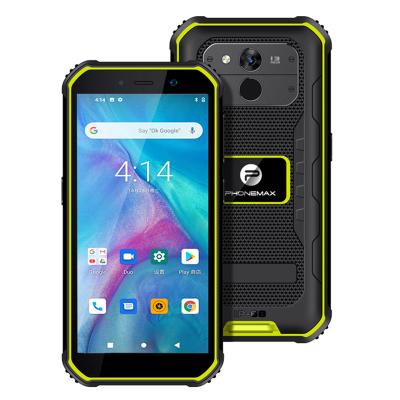 China Wholesale IP68 Double SIM Card Phonemax Rugged Smartphone 5.5 Inch 3+32G 5100mAh Industrial Waterproof Big Battery for sale