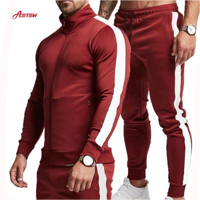 China Wholesale Custom Breathable Simple Workout Crewneck Sweat Suit Tracksuit High Quality Streetwear Mens Sweatsuit for sale