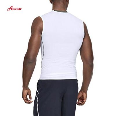 China New Men's Fitness Breathable Fit Sports Compression Gym Running T-Shirt for sale