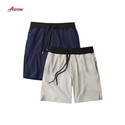 China Anti-Wrinkle Design OEM 4 Way New Hot Stretch Gray Active Gym Shorts Mens Workout Shorts for sale