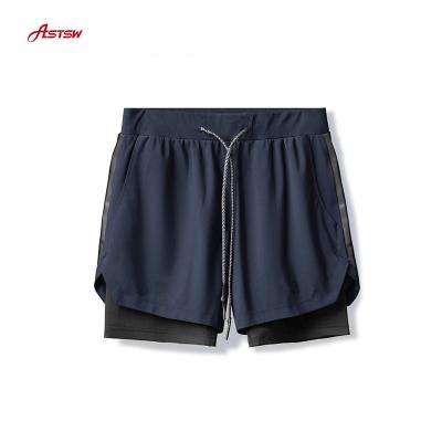 China 2021NEW Anti-Drained Running Shorts Men's Running Shorts Drawstring Polyester Breathable Basketball Shorts With Imperial Design Sports for sale