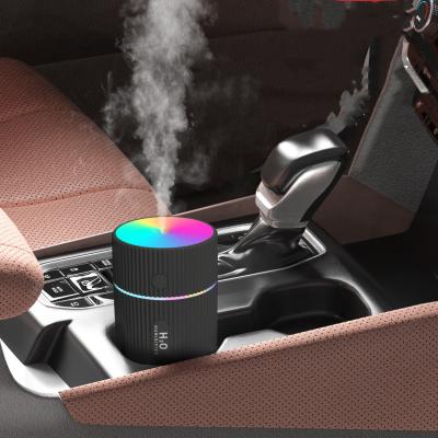 China Car Led Mini USB Portable Air Humidifier Light Changing Humidifier Diffuser Car Desktop Mist Fogger Cool Maker for sale