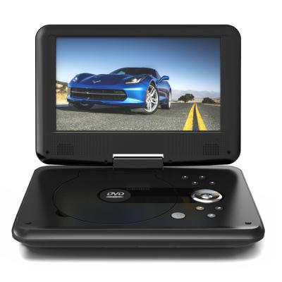 China Power Adapter 9inch/10.1inch Swivel Screen Portable DVD Player HD Screen with USB/TF Card TV Play Function Plastic Case PDVD-920 CE Optional for sale