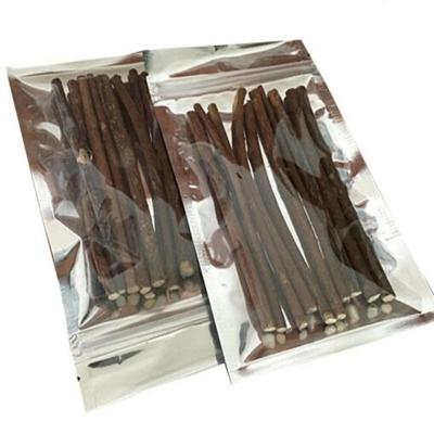 China Pure Natural Wooden Polygonum Stocked Snack Sticks Cat Cleaning Teeth Sticks Cat Chew Toy for sale