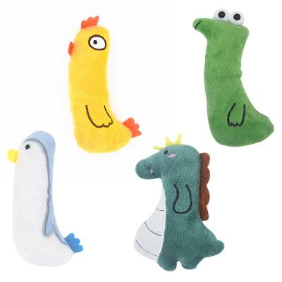 China Animal Design Stocked Cartoon Cat Catnip Toys Funny Interactive for Kitten Kitty Cat Kicker Teething Chew Playing for sale