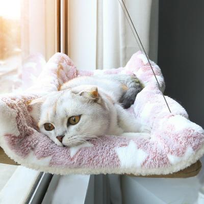 China Space Saving Cat Sleep Hammock Bag Breathable Indoor Pet Resting Seat Cat Window Hammock for sale