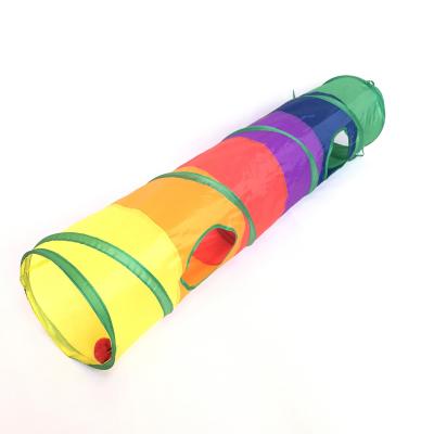 China Cat Play Foldable Tunnel Star Stocked Custom Design Cat Play Tunnel Corrugated Cardboard Cat Tube Tunnel for sale