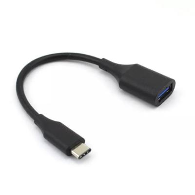 China Type-C Adapter Player MP3/MP4 USB Adapter Converters USB Type C 3.1 Male To USB 3.0 A OTG Cable for sale