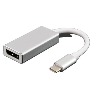 China HDTV USB C to DisplayPort Adapter Cable , 4K@60Hz USB 3.1 Thunderbolt 3 Type C Compatible to DP Female Cable for sale