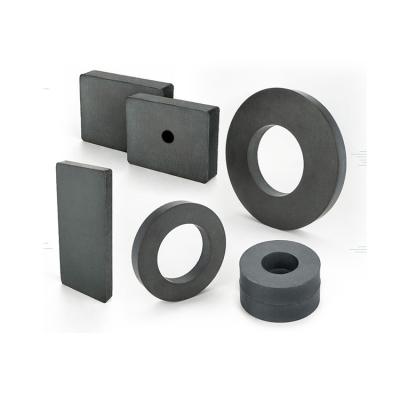 China High Quality Industrial Magnet Strontium Block Ferrite Ring Speaker Magnet Isotropic Ferrite Magnet for sale