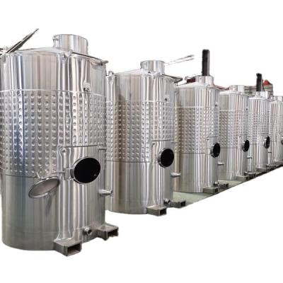 China KY-20000L machinery repair shops super quality fermentation tanks with dimple jacket cooling fermenter for wine brewery for sale