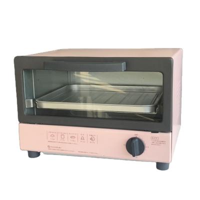 China Mini Oven 1000W Household Bakery Convection Constant Temperature Small Electric Oven Glass Door Snack Baking Oven for sale