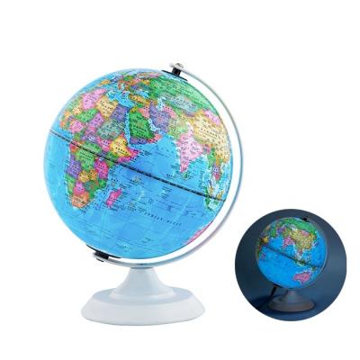 China 8 Inch Education RTS World Globe Led Light Geographic Constellation Discovery World Map AR Interactive Educational Globe for sale