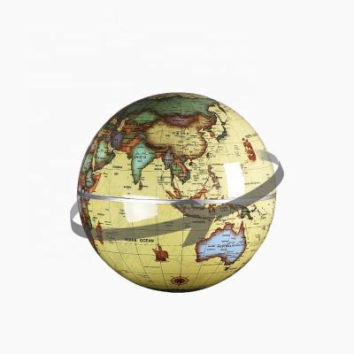 China Clear Luminous Printing Drop Shipping Solar Powered Self Rotating 6 Inch World Globes Self Rotating Globe Model Teaching Resources Geography for sale