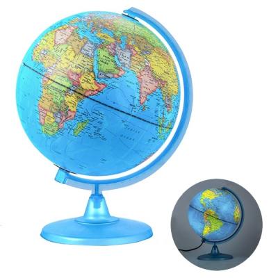 China Education & Wholesale Decorative Children's Globe Educational Luminous Globe For Kids With Stand 10 Inch World Map Earth Easy Read Globe for sale