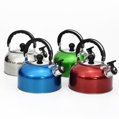 China Sustainable Tea Water Kettle Stove Top Stainless Steel 3/4/5L Whistling Kettle for sale