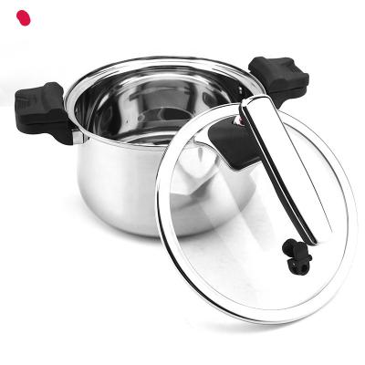 China Stocked Gas Induction Cooker Kitchen Cassers Cookware Low Quality Pressure Cooker for sale