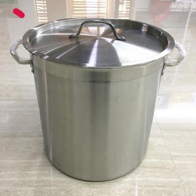 China Commercial Deep Stocked Stainless Steel Cater Stew Soup / Boiling Pan for sale