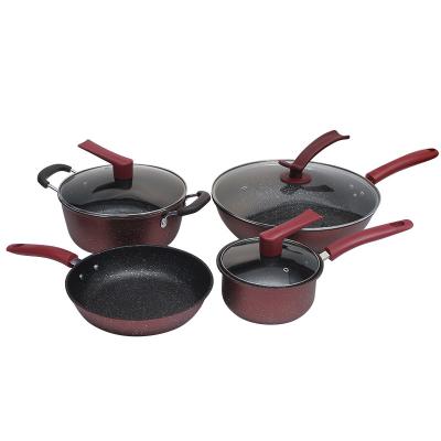 China Sustainable marble cookware set sanitary ware kitchen sink pakistan bufet soup pot for sale