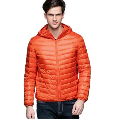 China Hot Selling Breathable Parkas Duck Down Jackets Men Hooded White Autumn Coat Outdoors Warm Outwear Winter Men's Ultralight Down Coat for sale