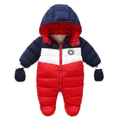 China New Breathable Fashion Baby Winter& Autumn Clothes Newborn Infant Overalls Inside Fleece Rompers Autumn Overalls Children Outerwear for sale