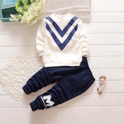 China New Autumn Spring Boys Girls Casual Long Sleeve Hoodies Kids Clothes Set Baby Tracksuit Suit Children Two Suits Clothes For Kids for sale