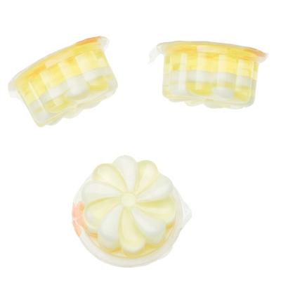 China Natural Pineapple Flavor Flower Shape Jelly for sale