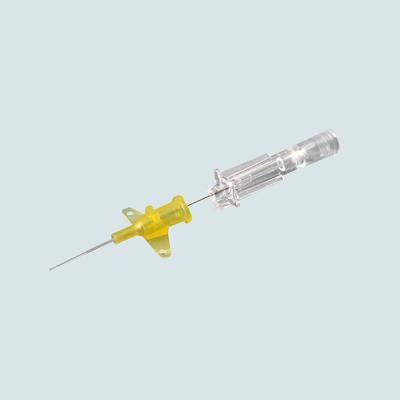 Китай Медицинский желтый Cannula бабочки IV цвета 18G с портом впрыски продается